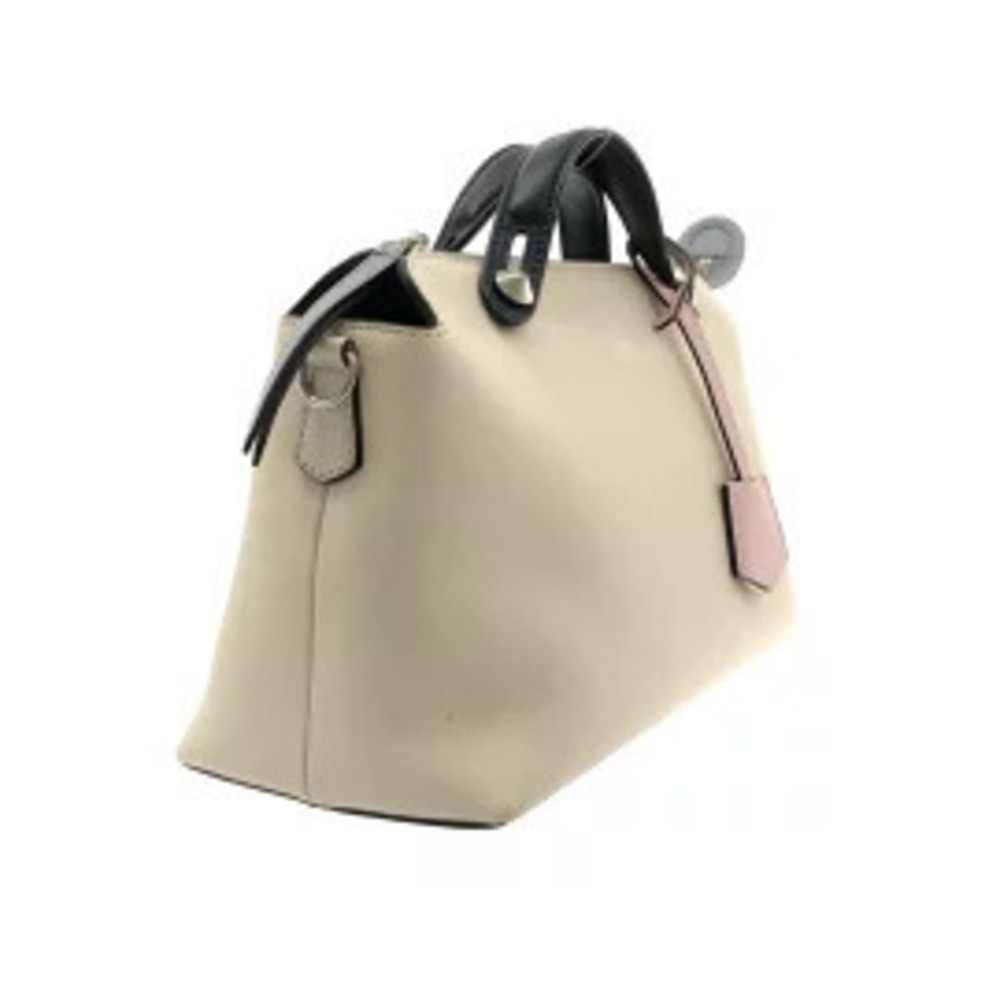 Fendi By The Way Handbag Colors Ivory White Black Gray Leather